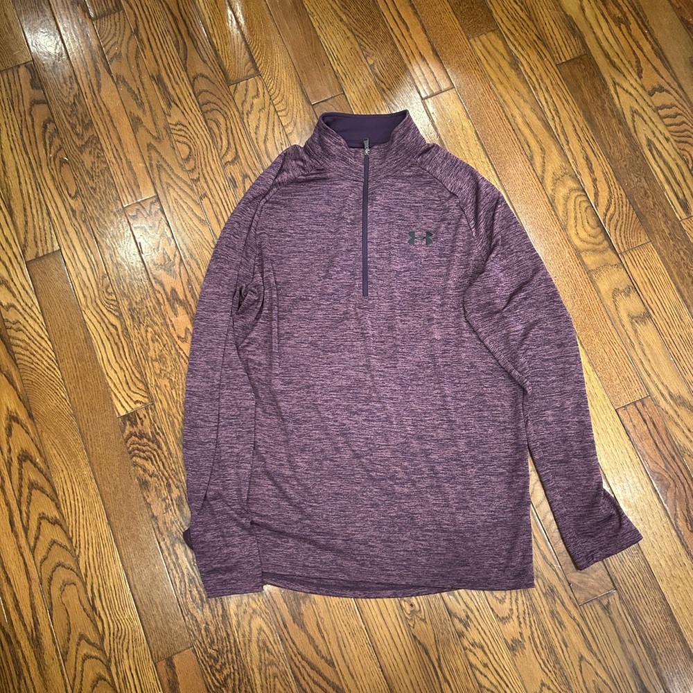 Under Armour Heathered Purple Pullover